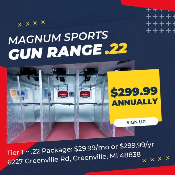 Gun Range Membership Tier 1 Annual