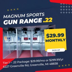 Gun Range Membership Tier 1 Monthly